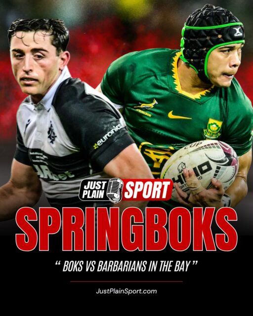 🇿🇦 SPRINGBOKS LAUNCH 2026 SEASON AGAINST BARBARIANS IN THE BAY 🏉

The Springboks return to Port Elizabeth on 20 June 2026 for a high-stakes opener against Scott Robertson’s star-studded Barbarians.

Nelson Mandela Bay Stadium is the designated ground zero for rugby fever as the world champions kick off a grueling thirteen-match schedule before diving into the inaugural Nations Championship later this winter.

⸻
👉 We have seen the benefits of having an SA A team playing against quality opposition to cast our net wider. – Jay | JPS
⸻

Will the SA A side provide a more clinical performance than the senior team against the flair of the BaaBaas?

✅ Happy to see the second string get game time
❌ Stick to the Best XV

🎙️ FULL STORY on JustPlainSport.com
📸 Image by SA Rugby
#JustPlainSport 🏉 | #RSAvBAR #rugby #SouthAfrica #PortElizabeth #Springboks