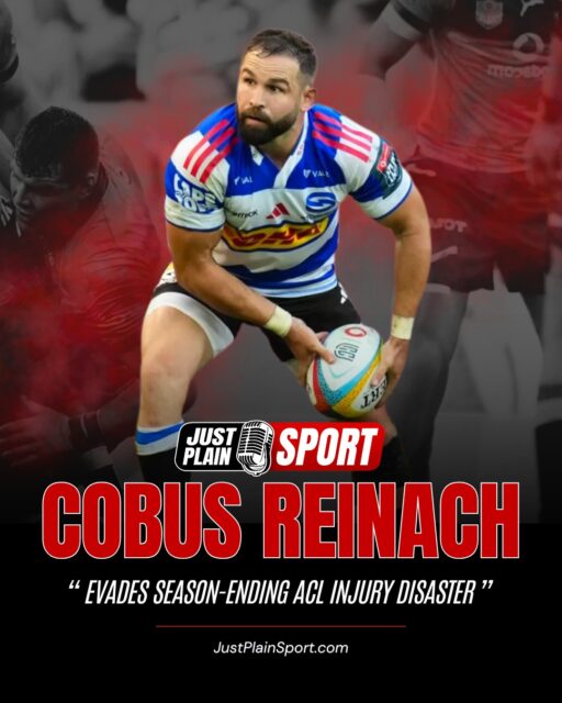 🇿🇦 COBUS REINACH EVADES SEASON-ENDING ACL INJURY DISASTER 🏃‍♂️

The Springbok scrumhalf has confirmed his knee injury is not as severe as initially feared following a tense exit against Glasgow Warriors. 

The Stormers scrum-half limped off the pitch in the 60th minute, leaving fans at the stadium and at home holding their breath...

⸻
👉 I am just glad the scans came back clean because losing a player of his clinical pace would have been a massive blow for the Boks. – Jay | JPS
⸻

Can the Stormers maintain their current momentum without their premier halfback for the next few weeks?
✅ YES, THEY HAVE DEPTH
❌ NO, HE IS VITAL

🎙️ FULL STORY on JustPlainSport .com

📸 Image via SABC Sport
#JustPlainSport 🏉 | #STOvGLA #rugby #SouthAfrica #Stormers #Springboks