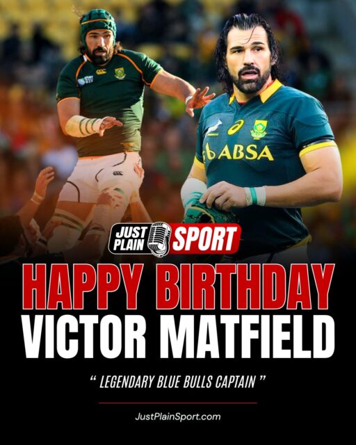 🎂 HAPPY BIRTHDAY VICTOR MATFIELD 🇿🇦

The South African Lineout King remains the ultimate blueprint for tactical warfare in the heat of the vertical dogfight.

A towering presence who turned the set-piece into a personal fortress, Matfield operated with the precision of a surgeon and the grit of a seasoned general. 

Across a staggering 127 Test caps for the Springboks, he redefined the role of the modern lock, combining unmatched aerial dominance with a relentless work rate that broke the will of opposition packs in the trenches.

⸻
👉 “The lineout is about more than height; it is about outthinking the man across from you and owning the space before they even leave the ground. Vic was the line-out Boss! ” – Jay | JPS
⸻

The trophy cabinet serves as a testament to his decade-long reign of terror on the world stage. 

As a cornerstone of the 2007 Rugby World Cup triumph, the Set-Piece General was named Man of the Match in the final, proving his worth when the pressure reached a boiling point. 

His domestic record is equally legendary, leading the Bulls to three Super Rugby titles in 2007, 2009, and 2010, ensuring Pretoria remained a graveyard for visiting teams during South Africa's most dominant era.
Beyond the aerial steals and the bruising collisions, the legacy of this South African titan is built on professional longevity and humble leadership. 

Returning to the international arena in 2014 to guide a new generation of warriors, he demonstrated an unbreakable commitment to the green and gold jersey. He remains a standard-bearer for excellence, proving that true power is found in the perfect balance of physical impact and tactical intelligence.

🎙️ by JustPlainSport .com
📸 via SA Rugby 

#JustPlainSport 🏉 | #Birthday #VictorMatfield #Springboks #Rugby