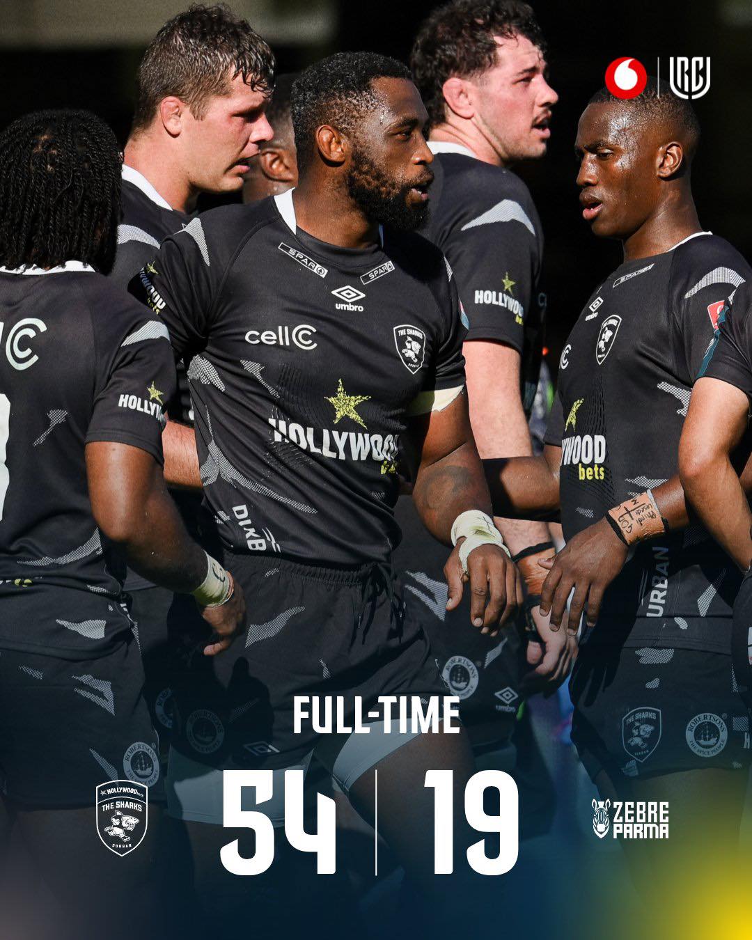 🔥 Big win for the Sharks in Siya’s final game for the Black & Whites!
#JustPlainSport | #URC #SHAvZEB #Rugby #SiyaKolisi
