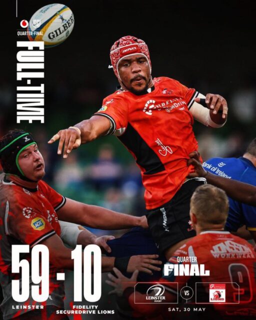 🦁 URC Q-FINAL | LIONS 10–59 LEINSTER
A tough night for the Lions as they were well beaten at the Aviva Stadium in Dublin.
The Lions arrived hoping to avenge their heavy regular season defeat to Leinster — instead they suffered an even more painful evening. 
There were fleeting moments of promise and a handful of individual performances that deser ved better, but once Leinster established control the visitors looked increasingly deflated.
By the final quarter the Lions looked completely outclassed.
JC Pretorius marked his 50th Lions cap on the night, but the bench offered little impact and the lineout deteriorated badly as the game wore on. 
The Lions can take some consolation in the fact that they faced a Leinster side still stinging from their Champions Cup final defeat just seven days prior  — a wounded animal is always the most dangerous.
A disappointing exit from the URC for the Johannesburg side, but with the Bulls progressing on the same night, South African rugby still has plenty to shout about. The Lions will regroup and come back stronger next season. 🦁
#LionsRugby #URC #SouthAfricanRugby
JustPlainSport .com