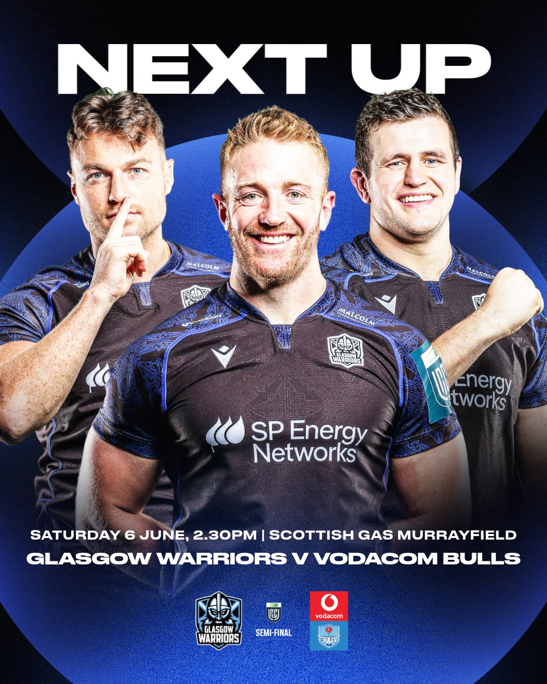 🏉 STEYN AND THE WARRIORS READY TO SHOCK BULLS ON MURRAYFIELD 💙
Franco Smith's Glasgow Warriors are riding a wave of momentum as they prepare to host the Vodacom Bulls in Saturday's URC Semi-Final at Scottish Gas Murrayfield — kick-off 2:30pm, 6 June.
Glasgow booked their place in the last four by beating Connacht at Scotstoun, with Kyle Steyn named Man of the Match after a stunning two-try performance in a 33-21 victory. The club captain has been in electric form at the business end of the season, and his ability to produce in the big moments will be crucial against a Bulls side that travels with serious intent.
It was on the half-hour mark against Connacht that Steyn showed his class — tracking down fly-half Josh Ioane with amazing speed to deny what appeared to be a nailed-on try just 25 metres from Glasgow's line. That kind of defensive heroics, combined with his lethal finishing, makes him one of the most complete and dangerous players in the competition.
Standing in their way is a Bulls team that arrives in Edinburgh via Pretoria — and they arrive in ominous form. Johan Ackermann's men ran in six tries in a comprehensive 45-14 demolition of Munster at Loftus Versfeld to book their semi-final spot. Scrumhalf Embrose Papier was the standout, taking Player of the Match after a two-try masterclass — he'll be a key man to contain at Murrayfield.
Bulls coach Ackermann gets another opportunity to avenge a defeat he felt was unjust after his side fell to Franco Smith's Warriors earlier in the season. Don't expect the visitors to travel as tourists — this is a Bulls squad with a point to prove.
For the Warriors, the incentive couldn't be greater. Should Glasgow prevail, they will also play the Grand Final at Murrayfield by virtue of their top-seed status — meaning a home final is on the line.
The Warriors are ready. The stage is set. Come on, Glasgow! 💙🏟️
#GlaGlasgow Warriors #URCSemiFinal #GlasgowWarriors #VodacomBulls #Murrayfield #URC#JustPlainSport
JustPlainSport .com