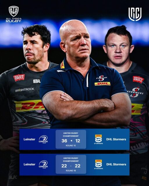 🏉 CAN THE STORMERS DO IT FOR THE FIRST TIME IN DUBLIN? 

Dublin has been a fortress for Leinster against the Stormers — the Cape Town side have never won there. 

And with their last visit ending in a heavy 36-12 loss, Saturday’s URC Semi-final looks like their biggest hurdle yet.

John Dobson’s team are back with everything to play for: a spot in the final on the line. 

Can they finally slay the dragon on Irish soil and deliver a massive upset, or will Leinster’s home dominance strike again?

Who’s your pick in this huge clash?
#URC #LEIvSTO #Rugby