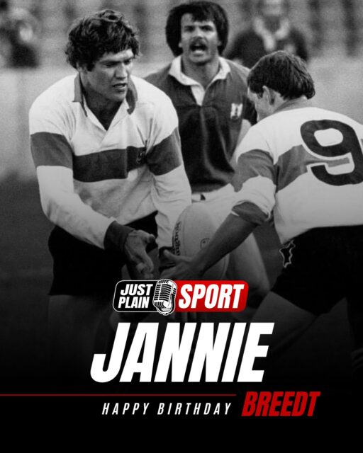 🇿🇦 JANNIE BREED - A TRUE LIONS SPRINGBOK LEGEND🏅

This past Wednesday, 4 June, Jannie Breedt turned 67 — and if you grew up watching South African rugby in the 1980s, that name needs no introduction.

A Kempton Park boy who became the 41st Springbok captain. The man who led Transvaal 102 times — more than any player in the province’s history. SA Rugby Player of the Year in 1986. And the captain who took Transvaal to four Currie Cup finals, gave everything he had every single time, and never got to lift that trophy.

No contracts. No appearance fees. Just the jersey, the province, and everything he had.

We salute you, Jannie. A true Lion and a Springbok captain in the truest sense of the word.

🎙️Read Jannie’s full legends tribute on JustPlainSport .com

#JustPlainSport #JannieBreedt #Rugby #Birthday