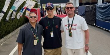 JESSE KRIEL AND CHESLIN KOLBE TRADING RUGBY BOOTS FOR F1 SPEED