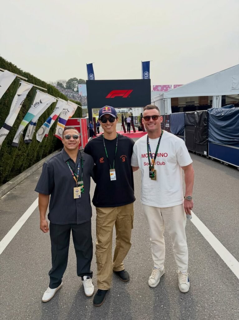 JESSE KRIEL AND CHESLIN KOLBE TRADING RUGBY BOOTS FOR F1 SPEED