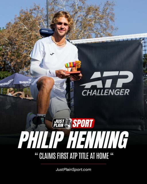 PHILIP HENNING WINS FIRST ATP TITLE ON SOUTH AFRICAN SOIL IN UNFORGETTABLE RISE CENTURION OPEN FINAL 🎾

There are moments in sport that stop you in your tracks. Moments that remind you why you fell in love with the game in the first place. Sunday afternoon at the Irene Country Club in Centurion was one of them.

Philip Henning, a 25-year-old kid from Bloemfontein who has been grinding away on the professional tour for years, won the biggest title of his career — and he did it at home, in front of his own people, in a match that had everything.

🎙️ FULL STORY on JustPlainSport .com

#JustPlainSport #Tennis #ATPChallenger #CenturionOpen