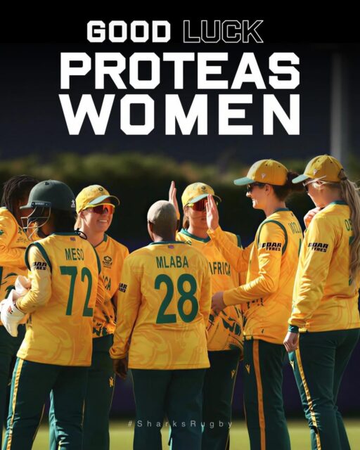 💚💛 GOOD LUCK PROTEAS WOMEN! 💛💚
The ladies in green and gold are ready to take on the world! Sending all the best to our Proteas Women as they head into the T20 World Cup campaign — go out there and make South Africa proud! 🇿🇦🏏
Who’s backing the Proteas to go all the way? Sound off below 👇
#TheProteas #T20WorldCup #ProteasWomen #SAcricket #JustPlainSport