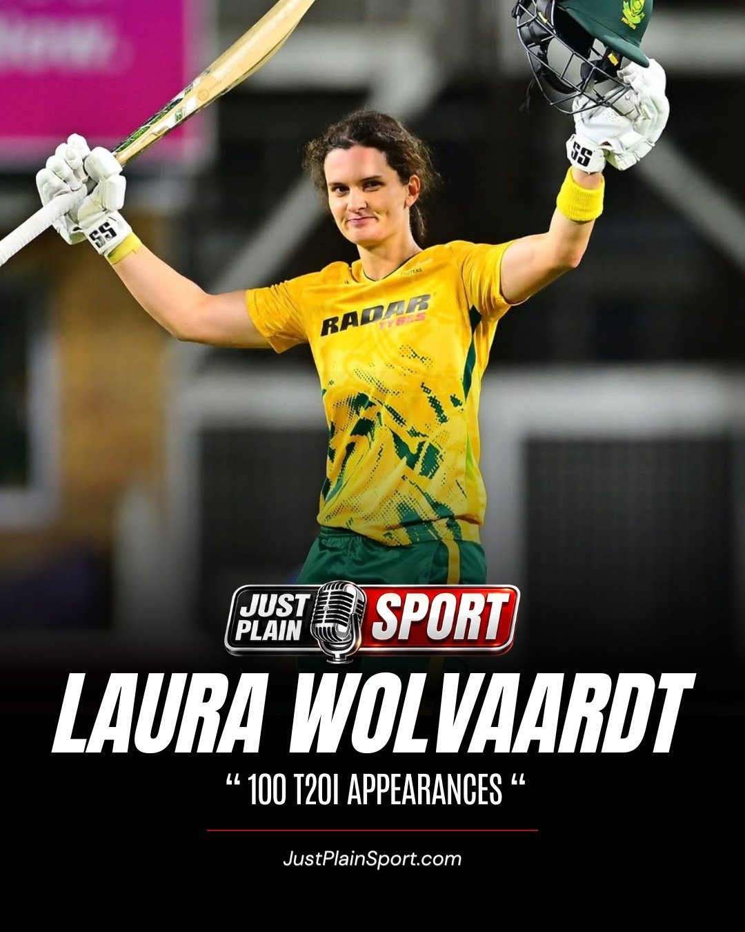 LAURA WOLVAARDT 🇿🇦 ONE HUNDRED CAPS. ONE FOCUS. JUST CRICKET. 🏏
There is a version of Laura Wolvaardt that exists only on a cricket field. That is the only version the public has ever been given access to, and she has never once suggested that should change.
One hundred T20Is into a career that began when she was sixteen years old, Wolvaardt arrives at the Pakistan match at Edgbaston having offered the world exactly what she signed up to provide: runs, leadership, and absolutely nothing else.
In an era where athletes are brands, where personal lives are content and relationships are announcements, that is quietly remarkable. She has kept her private life completely her own. Not through controversy, not through careful management, but through a simple, unspoken commitment to being a cricketer first, last, and entirely.
👉🎙️ FULL STORY ON JUSTPLAINSPORT .COM
#JustPlainSport #LauraWolvaardt #Cricket #SouthAfrica