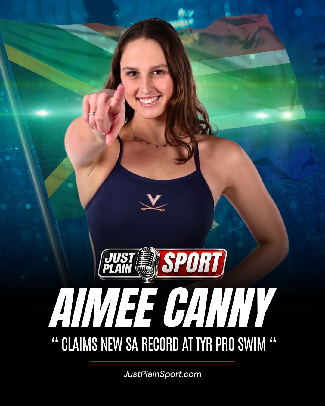 🇿🇦 AIMEE CANNY SHATTERS TWO SOUTH AFRICAN RECORDS IN ONE NIGHT IN INDIANAPOLIS 🌊

Aimee Canny touched the wall in Indianapolis on Wednesday morning and looked up at a time she already knew by heart. 1:56.59. Her own African record in the 200m freestyle, broken for the third time, the second time in two months alone.

It barely registered as news anymore. What she did with it that evening did.

Hours later, with that brand new record still hers to defend in the final, Canny scratched the race. She walked away from an event she had just claimed the right to dominate, choosing instead to chase a different kind of history in the 200m individual medley...

👉🎙️ FULL STORY ON JUSTPLAINSPORT .COM

#JustPlainSport #AimeeCanny #Swimming