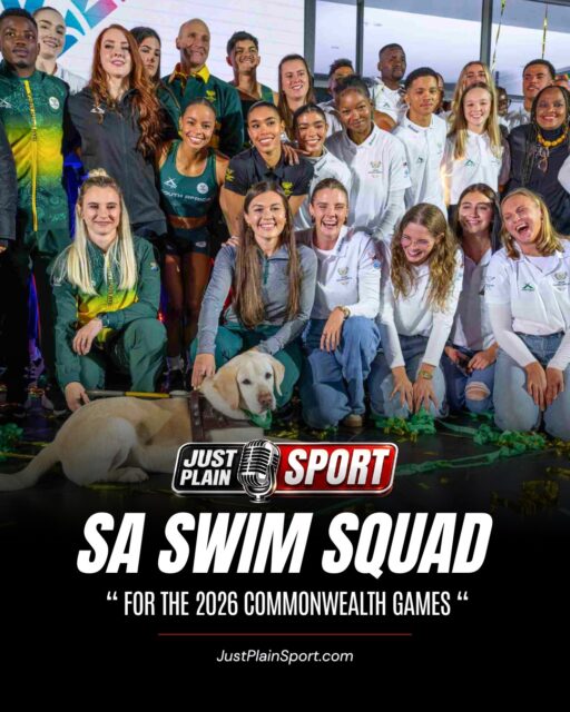 🇿🇦 THE SOUTH AFRICAN SWIMMING SQUAD FOR THE 2026 COMMONWEALTH GAMES 🏊

Congratulations to all our swimmers representing South Africa at the Commonwealth Games.

Twenty-five swimmers will represent South Africa in Swimming and Para Swimming at Glasgow 2026, and this is a South African Swimming Squad built on depth as much as it is on star power.

This is what South African swimming looks like right now: proven performers who’ve been here before, mixed with swimmers hungry enough to make their own mark. It’s a combination that works.

👉🎙️ FULL STORY ON JUSTPLAINSPORT .COM

#JustPlainSport #SASwimming #CommonwealthGames
