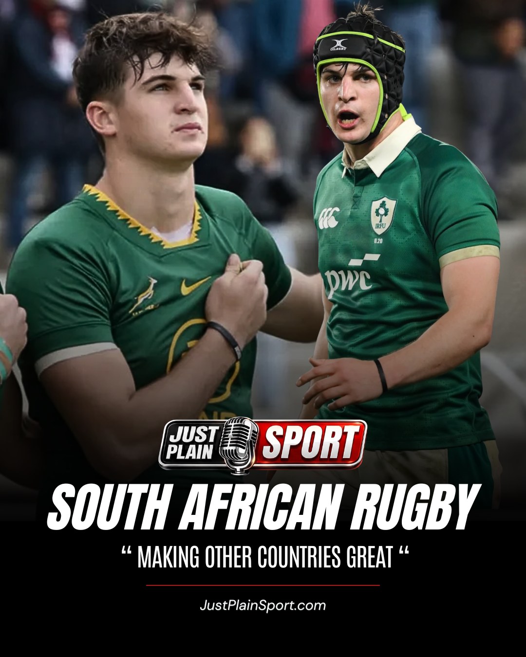 🇿🇦 SA RUGBY'S BILLION-RAND CONVEYOR BELT IS MAKING OTHER COUNTRIES GREAT 🇮🇪🏉

Josh Neill pulled on an Ireland jersey in Tbilisi on Saturday and started at blindside flanker for Ireland Under-20 against England at the World Rugby Junior World Championship. 

He was good enough to be Player of the Tournament at the U18 Craven Week for Western Province. He represented South Africa at Under-18 level in 2024 and 2025. He is 19 years old, and he is gone.

Not gone to a rival South African province. Not gone to a URC franchise. Gone to Leinster. Gone to Ireland. And on Saturday, gone to Tbilisi wearing green — a different shade of it.

Neill is not an anomaly. He is a pattern.

🎙️ FULL STORY ON JUSTPLAINSPORT .COM

#JustPlainSport #JoshNeill #SArugby