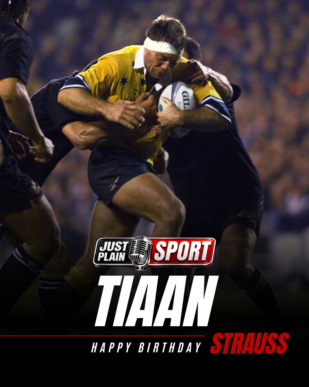 🎂 HAPPY BIRTHDAY TIAAN STRAUSS | THE BOK WHO WON THE WORLD CUP IN GOLD, NOT GREEN 🏉

Picture the scene. It is 1995. South Africa is weeks away from hosting a Rugby World Cup — the one that will become the most celebrated moment in the country’s sporting history. Tiaan Strauss has captained the Springboks. 

He has led them at Carisbrook in Dunedin, one of the toughest grounds in world rugby. He has given a decade of his life to Western Province, playing a record number of matches in green and red. And then the squad list comes out. His name is not on it.

Happy Birthday, Tiaan Strauss. Yours is one of the strangest and most compelling stories South African rugby has ever produced...

🎙️ FULL STORY ON JUSTPLAINSPORT .COM

#JustPlainSport #TiaanStrauss #Rugby #happybirthday