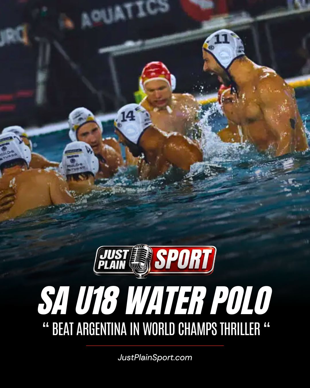🇿🇦 SA U18 WATER POLO STUN ARGENTINA IN WORLD CHAMPS THRILLER
Congratulations to the SA U18 Water Polo men’s water polo team, who found a way to win the kind of match their group stage never allowed them to have.
At the World Aquatics Men’s U18 Water Polo Championships in Rio Maior, Portugal, the young Proteas were drawn into a brutal group alongside Greece and Australia. They left that phase without a win, on the wrong end of some heavy scorelines against nations with far deeper junior water polo pedigree. It was the kind of group stage that can shake belief heading into the placement rounds.
Argentina gave them the chance to answer that question. The SA U18 Water Polo team took it, grinding out an 11-10 win in a match that had nothing in common with the one-sided contests of the group phase.
🎙️ FULL STORY ON JustPlainSport .com
#JustPlainSport #WaterPolo #SouthAfrica