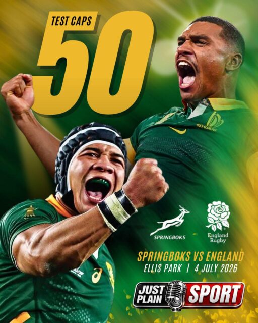 👏 CONGRATULATIONS to CHESLIN & DAMIAN on getting their 50th caps when the BOKS takes on England this afternoon in Jozi!!
💪🏉 GO BOKKE!!🦌
#JustPlainSport #RSAvENG #NationsCup #Rugby