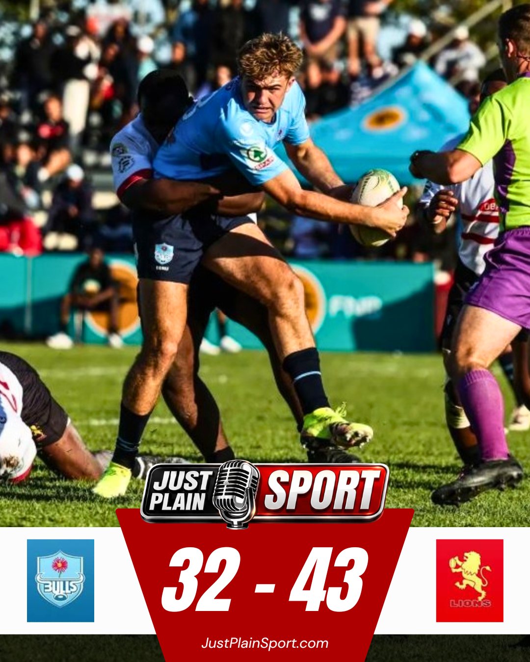 LIONS CLAIM JUKSKEI DERBY WIN OVER BULLS AT THE CRAVEN WEEK
Six minutes. Thatโs all that separated the Golden Lions from a Jukskei Derby collapse, and all it took for them to turn it into one of the great Craven Week finishes instead.
The Blue Bulls, missing three players to injury before a ball was even kicked, had no right to make this as hard as they did. For most of Craven Weekโs Tuesday afternoon at Grey High School, they didnโt.
๐๏ธ FULL STORY on JustPlainSport .com
#JustPlainSport #CravenWeek #Rugby