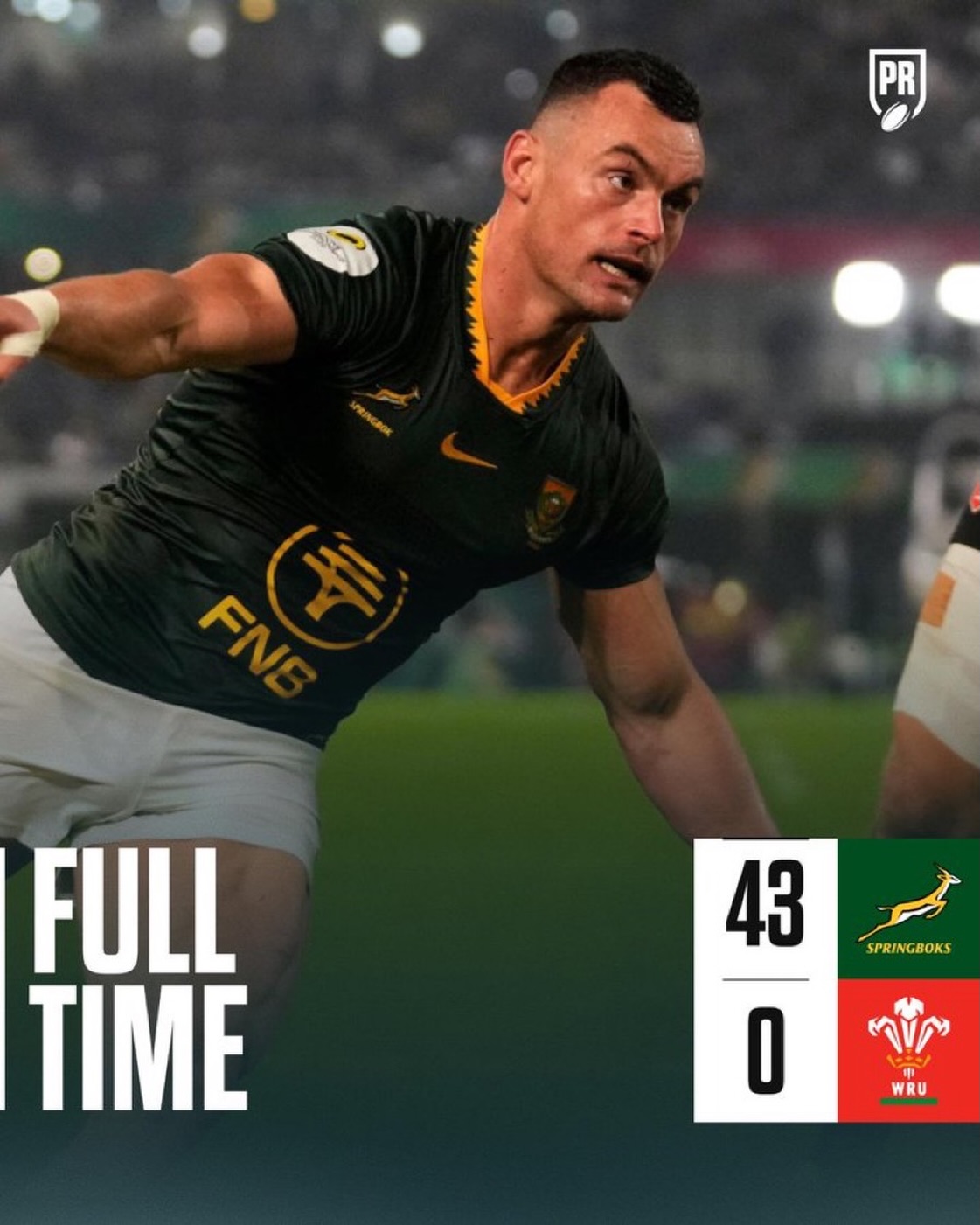 🇿🇦The SPRINGBOKS DESTROY 🏴WALES 43-0 IN DURBAN👏🦌
🏉 Reinach gets his 20th Try and 100 test point!
🏉 Jaco Williams scores a try on his Bok Debut!!
🏉 Kurt-Lee Arendse get his 25th try in a Springbok jersey!
#RSAvWAL #NationsChampionship #Rugby #JustPlainSport #Springboks Wales