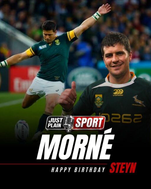 🇿🇦 HAPPY BIRTHDAY MORNÉ STEYN - ONE OF THE GREATEST NUMBER TENS WHO EVER PLAYED THE GAME 🎉

Some players get one big moment and spend the rest of their career being remembered for it. Morné Steyn got two, twelve years apart, against the same opponent, in the same position on the field, with the same result. 

Born on this day, 11 July 1984, in Cape Town, he turns 42 today. Between those two moments sits one of the most complete careers any fly-half has ever put together.

Happy Birthday, Morné. The man they once left out of the team is now spoken about among the greatest number 10s the game has ever seen.

🎙️ FULL STORY on JustPlainSport .com

#JustPlainSport #MornéSteyn #Rugby #Birthday