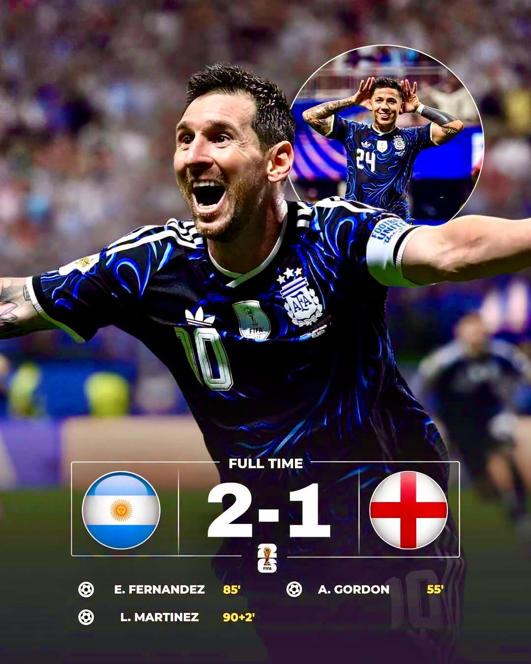 🏆 ARGENTINA🇦🇷 DESTROY ENGLISH🏴󠁧󠁢󠁥󠁮󠁧󠁿 DREAMS IN WORLDCUP SEMI FINAL!!!

Lionel Messi is thirty-nine years old and he is still doing this to people.

Seven minutes. Two assists. A World Cup semi-final pulled back from the dead. That is what Argentina produced against England on Wednesday, and it is why the defending champions are one win away from history.

⸻
🗣️ "Thirty-nine years old and still the best man in the building when it matters most. Argentina don't panic anymore, they just wait for Messi!" – 🎙️Jay
⸻

🎙️ FULL STORY on JustPlainSport .com

#Messi #Argentina #WorldCup2026 #SemiFinal #ArgentinaVsSpain