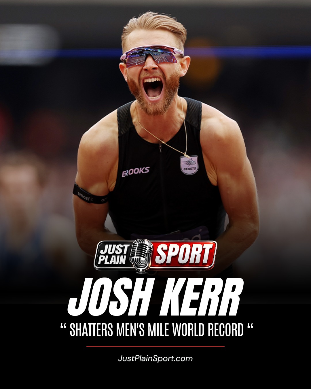 🚨🥇 JOSH KERR SHATTERS MILE WORLD RECORD WITH SEBASTIAN COE WATCHING HIS OWN LEGACY REWRITTEN 🏆🔥
Some records get broken. This one got demolished. Josh Kerr ran 3:42.66 for the mile at London Stadium, tearing nearly half a second off a mark that had survived every serious challenge thrown at it for 27 years.
Hicham El Guerrouj set it in Rome in 1999. Nobody got close until Saturday.
The man who rose fastest to applaud wasn't lost in the crowd of 60,000. Sebastian Coe, President of World Athletics, was in the stadium watching a record he once owned three times over change hands again, in his own country, in front of his own successor...
🎙️ FULL STORY on JustPlainSport .com
#JoshKerr #MileWorldRecord #DiamondLeagueLondon #TeamGB #JustPlainSport