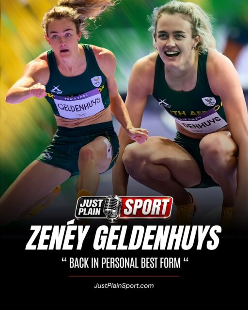 🏃‍♀️ ZENÉY GELDENHUYS' SEASON BEST 55.48s HAS HER SURGING BACK INTO FORM 🔥

A week and a half on from Memphis, Zenéy Geldenhuys's form is still the story in South African hurdling. 

Her season's best of 55.48 seconds, clocked at the Ed Murphey Classic in early July, remains the number to beat as she heads into the next stretch of her international season.

🎙️ FULL STORY on JustPlainSport .com

#JustPlainSport #ZenéyGeldenhuys #athletics