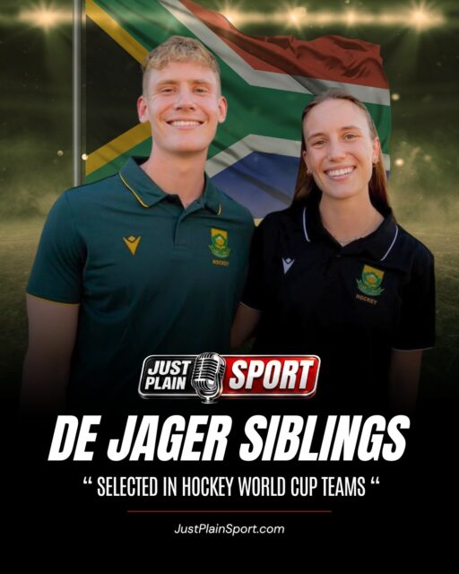 🇿🇦 BROTHER AND SISTER GOALKEEPERS NAMED FOR WORLD CUP 🏑

Two goalkeepers. One surname. One World Cup. 

Morgan and Cullin de Jager have been named in South Africa's squads for the 2026 FIH Hockey World Cup — brother and sister, both guarding the last line for their country on the same stage this August.

From school hockey together to national colours together. Congrats, Morgan and Cullin!

🎙️ FULL STORY on JustPlainSport .com

#SAHockey #Hockey #FIHWorldCup2026 #JustPlainSport