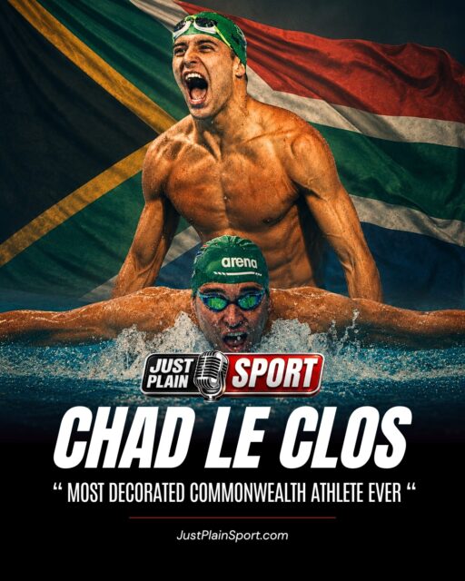 🇿🇦 CHAD LE CLOS CROWNED MOST DECORATED COMMONWEALTH ATHLETE EVER 🏊
Chad le Clos stood on the deck at Tollcross International Swimming Centre on Wednesday night and became the most decorated Commonwealth athlete in history, and for a man who has spent the past five years fighting battles far tougher than any race, the tears told the real story.
⸻
🗣️ "Some records get broken by talent alone. This one got broken by a man who had to fight his own head just to get back in the water, and that's the part that makes it mean something!" – Jay
⸻
🎙️ FULL STORY on JustPlainSport .com
#ChadleClos #CommonwealthGames #Swimming #JustPlainSport