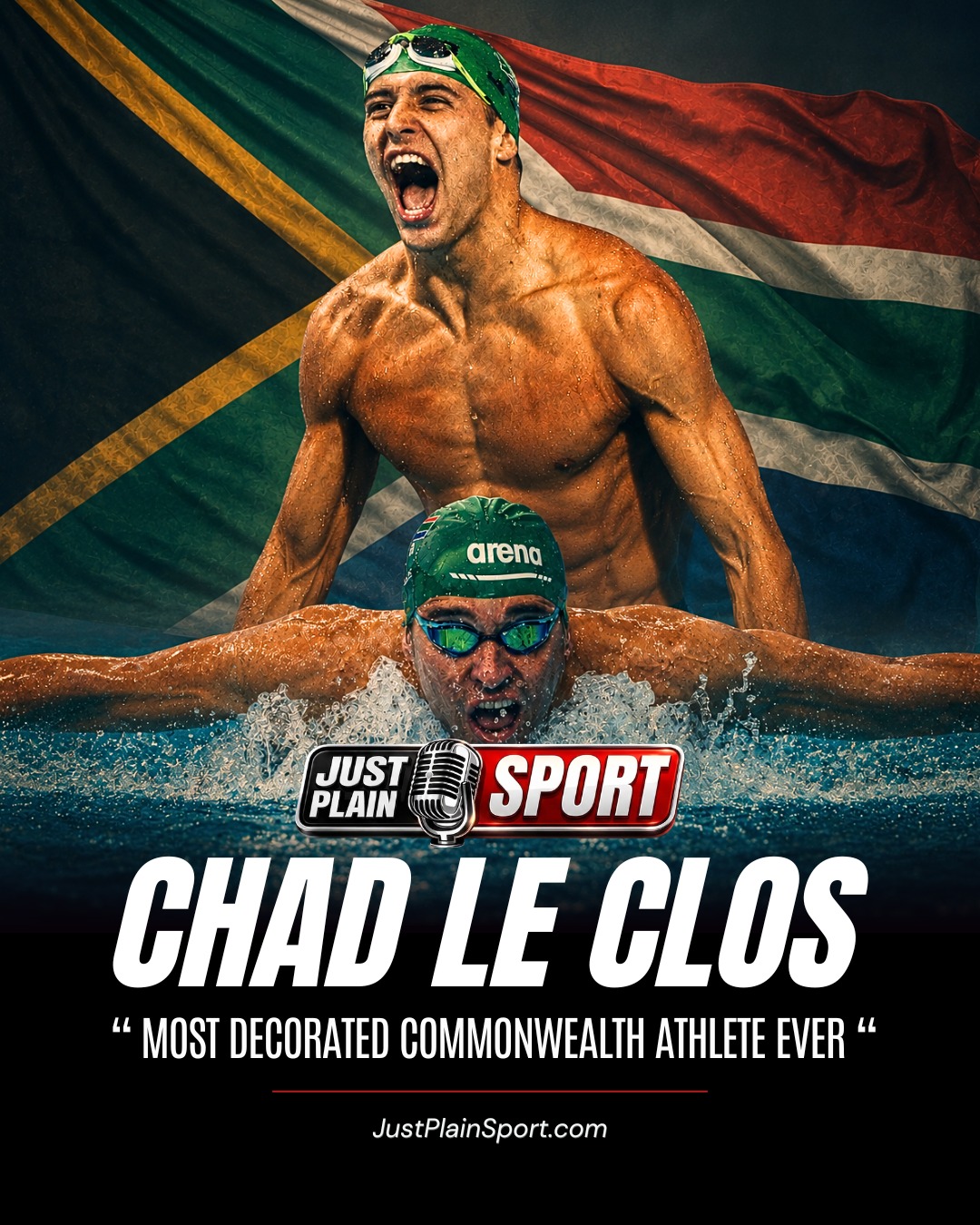 🇿🇦 CHAD LE CLOS CROWNED MOST DECORATED COMMONWEALTH ATHLETE EVER 🏊
Chad le Clos stood on the deck at Tollcross International Swimming Centre on Wednesday night and became the most decorated Commonwealth athlete in history, and for a man who has spent the past five years fighting battles far tougher than any race, the tears told the real story.
⸻
🗣️ "Some records get broken by talent alone. This one got broken by a man who had to fight his own head just to get back in the water, and that's the part that makes it mean something!" – Jay
⸻
🎙️ FULL STORY on JustPlainSport .com
#ChadleClos #CommonwealthGames #Swimming #JustPlainSport