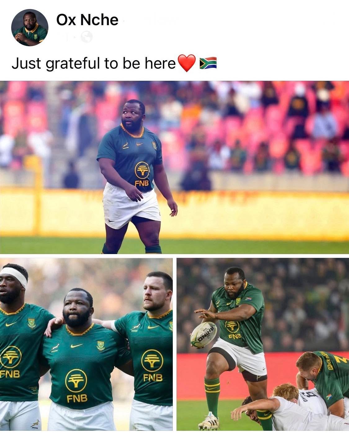WHAT A LEGEND!! ❤️

#JustPlainSport #Legends #Heroes #Springboks #OxNche