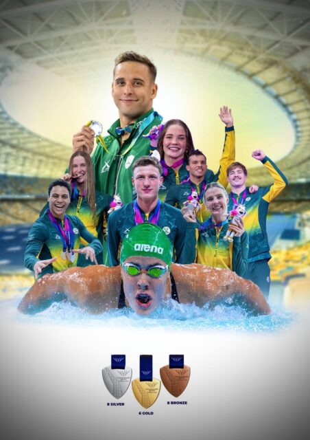 Chad Le-Clos came into these Games needing just one medal to make history. He left with three, and a place no swimmer has ever stood before. 🥇🇿🇦

22 medals. A backstroke sweep for the ages. A comeback gold through tears. A farewell lap 12 years in the making. Glasgow 2026 was South African swimming's greatest week. 

Story's live now on the website 🔗