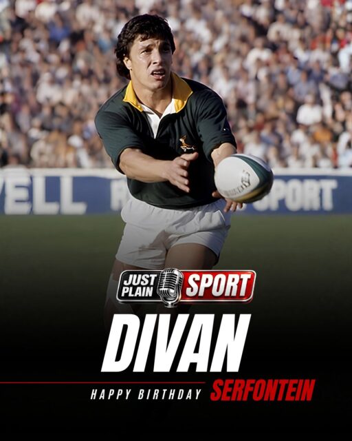 🎉 HAPPY BIRTHDAY, DIVAN SERFONTEIN! THE SPRINGBOK CAPTAIN WHO WALKED AWAY TO BECOME A SURGEON 🇿🇦

He scored a try 11 minutes into his Test debut, captained Western Province through three Currie Cup titles, and played all three Tests on rugby's most hostile tour, the 1981 Barbed Wire Boks. 

Then, at 30, he walked away from it all to become an orthopaedic surgeon. Divan Serfontein turns 72 today. Full tribute on Just Plain Sport.

🎙️ FULL STORY on JustPlainSport .com

#DivanSerfontein #Springboks #WesternProvinceRugby #CurrieCupLegends