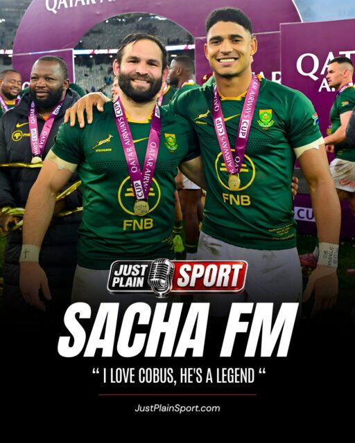 🇿🇦 SACHA FEINBERG-MNGOMEZULU: "I LOVE COBUS" 🏉

Sacha Feinberg-Mngomezulu is back from injury and starting against Argentina this weekend — and the first thing he wanted to talk about was Cobus Reinach. "I love Cobus, firstly... he really takes me under his wing."

Even the age jokes got him in trouble — Rassie had to correct him live 😂

🎙️ FULL STORY on JustPlainSport .com

#RSAvARG #SachaFeinbergMngomezulu #Springboks #CobusReinach #JustPlainSport