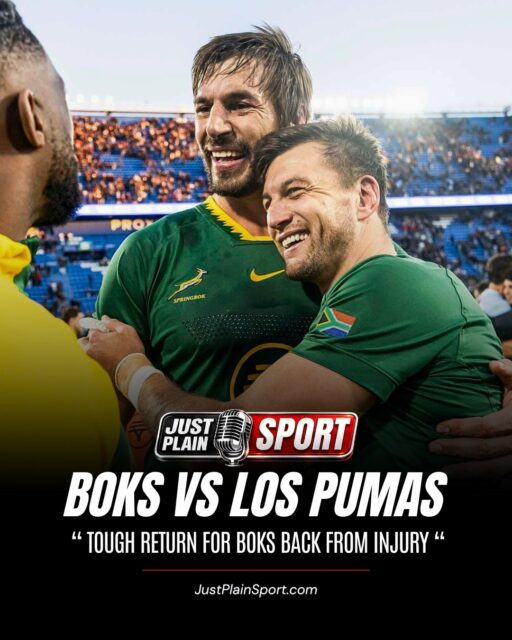 🇿🇦 RETURNING BOK STARS PASS BRUTAL ARGENTINA TEST 🏉

Rassie Erasmus took a Springbok side built almost entirely around returning injury cases into the most dangerous away venue in world rugby — and they passed, just. Etzebeth played all 80 and took the armband, Feinberg-Mngomezulu and De Jager shook off the rust, and Argentina still nearly stole a draw in the final play.

⸻
🗣️ "Buenos Aires chews up depleted teams for breakfast. Sending half-fit stars in there and getting out with a win says everything about this group's character!" – 🎙️Jay
⸻

Nick Mallett called it "an understandably average performance." Kolisi called Argentina "one of the toughest teams we play all year." Both are right.

Get The Full Breakdown on JustPlainSport .com

#RSAvARG #Springboks #LosPumas #RassieErasmus #SouthAfrica #JustPlainSport