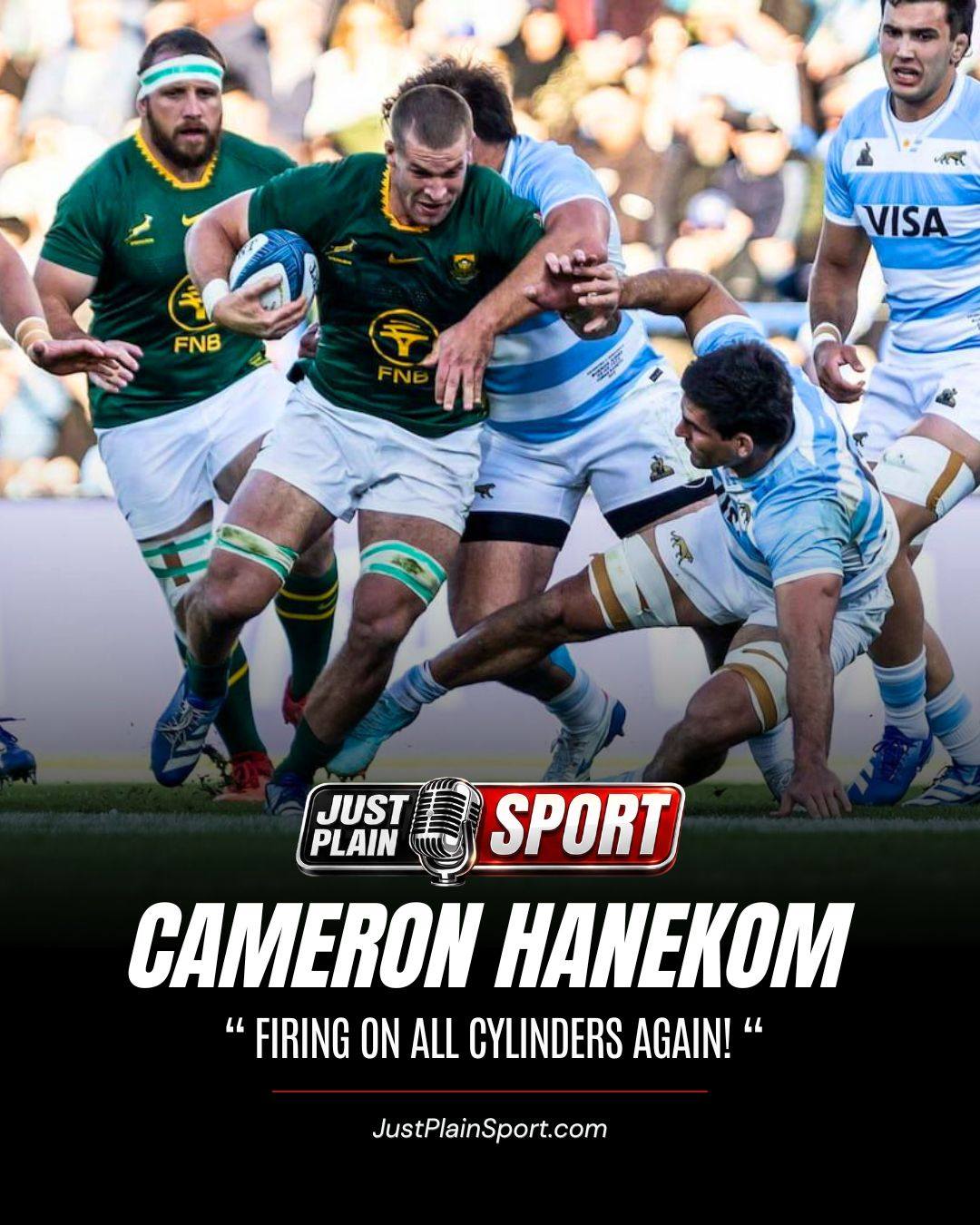 🇿🇦 HANEKOM'S STANDOUT PERFORMANCE HELPS BOKS SQUEEZE BY ARGENTINA 🏉
Cameron Hanekom stood out on a night the Springboks needed it most,!
Here's some important stats:
- 13 carries
- 82 metres made
- 1 try
- 11 tackles made from 12 attempts
"It's great to have him back, firing on all cylinders after that nasty injury. He's going to take some serious strides in this historic Erasmus setup!"
The Boks lost Kolisi early and looked rusty for long spells — Hanekom's work rate was the standout on the day.
Get Full Breakdown Here: ⬇️
https://justplainsport.com/rugby/cameron-hanekom-vs-argentina/
#ARGvRSA #CameronHanekom #Springboks #SouthAfrica #JustPlainSport 🎙
