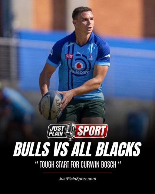 🇿🇦 CURWIN BOSCH TO MAKE BULLS DEBUT VS ALL BLACKS 🐂
Curwin Bosch's first game back on South African soil is against the All Blacks. The Bulls flyhalf starts at 10 on Saturday, in the first-ever meeting between the two sides at Loftus Versfeld.
⸻
🗣️ "Bosch didn't ask for an easy re-entry, and the Bulls didn't give him one — first game back, and it's the All Blacks!" – 🎙️Jay
⸻
Full team and Bosch's return story on JustPlainSport .com
#BULvNZL #CurwinBosch #RugbysGreatestRivalry #SouthAfrica #JustPlainSport 🎙️