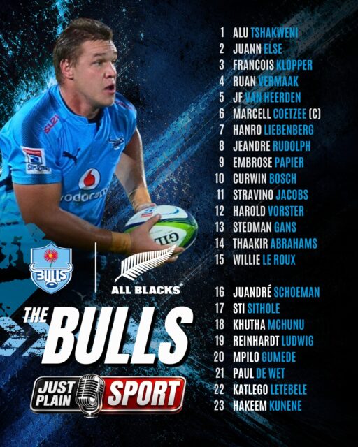 🇿🇦 BULLS READY TO TAKE ON THE ALL BLACKS 🐂
Johan Ackermann's Bulls run out against the All Blacks on Saturday, with four Springboks and two fresh signings in the run-on side at Loftus Versfeld.
⸻
🗣️ "Rugby's Greatest Rivalry rolls into Loftus and the Bulls picked the biggest possible stage to unveil their new signings!" – Jay
⸻
🎙️ FULL STORY on JustPlainSport .com
#BULvNZL #VodacomBulls #RugbysGreatestRivalry #SouthAfrica #JustPlainSport 🎙️
