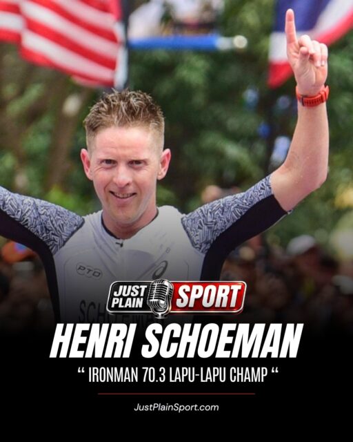 🇿🇦 SCHOEMAN RECLAIMS IRONMAN 70.3 LAPU-LAPU TITLE 🔥

Congratulations to Henri Schoeman — champion in Cebu again. First out of the swim, clear on the bike, and holding on through cramp to clock 4:08:52 for a second IRONMAN 70.3 Lapu-Lapu title.

⸻
🗣️ "Two years of chasing form and Schoeman still comes back to Cebu and makes the rest of the field chase shadows – that's the mark of a champion who refuses to be written off!" – Jay
⸻

🎙️ FULL STORY on JustPlainSport .com

#SouthAfrica #HenriSchoeman #IRONMAN703 #Triathlon #JustPlainSport