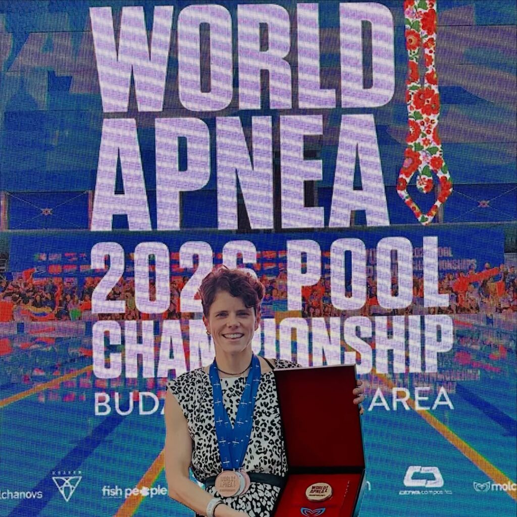 Bevin Reynolds, South African freediver and 2026 World Apnea Pool Championships women's overall champion