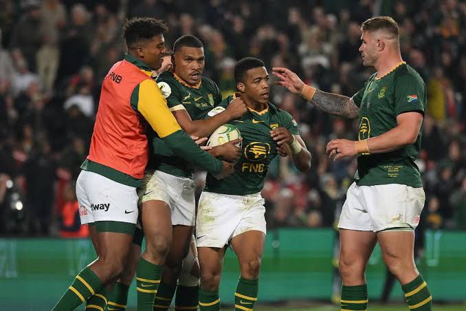 Springbok team to face Scotland