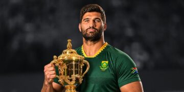 Damian de Allende Hits 100 Springbok Test Caps
