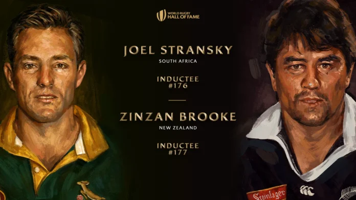 World Rugby Hall of Fame - Joel Stransky and Zinzan Brooke