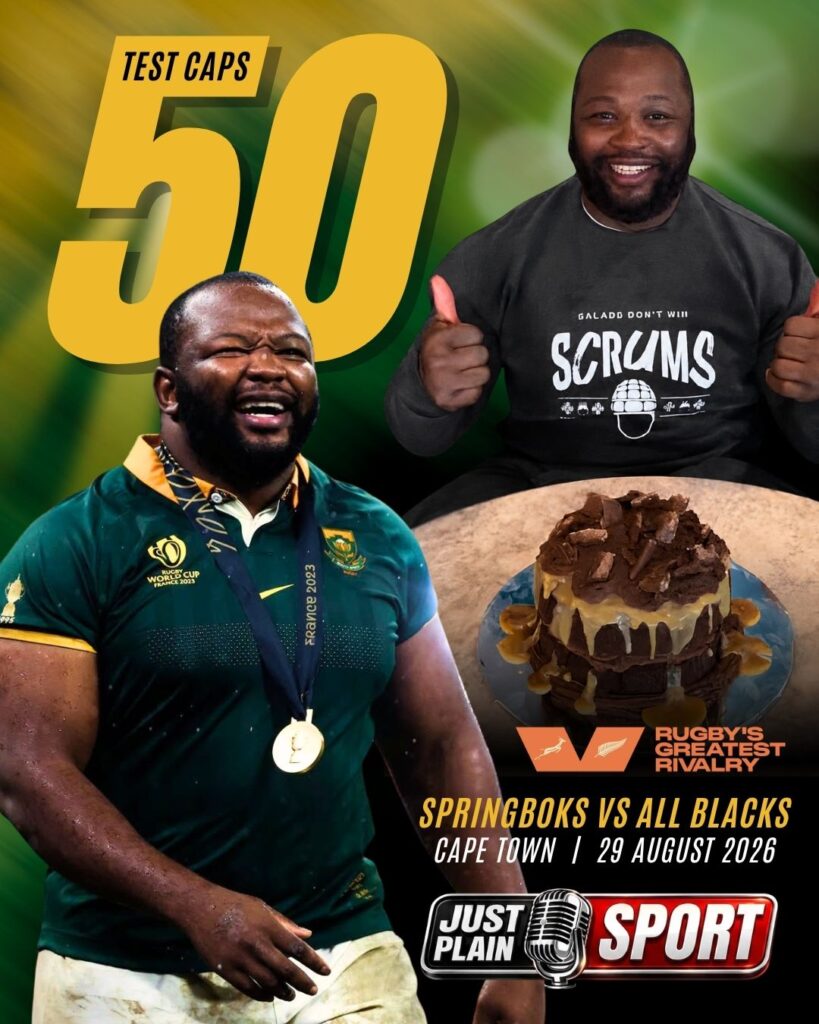 Ox Nché 50th Test cap