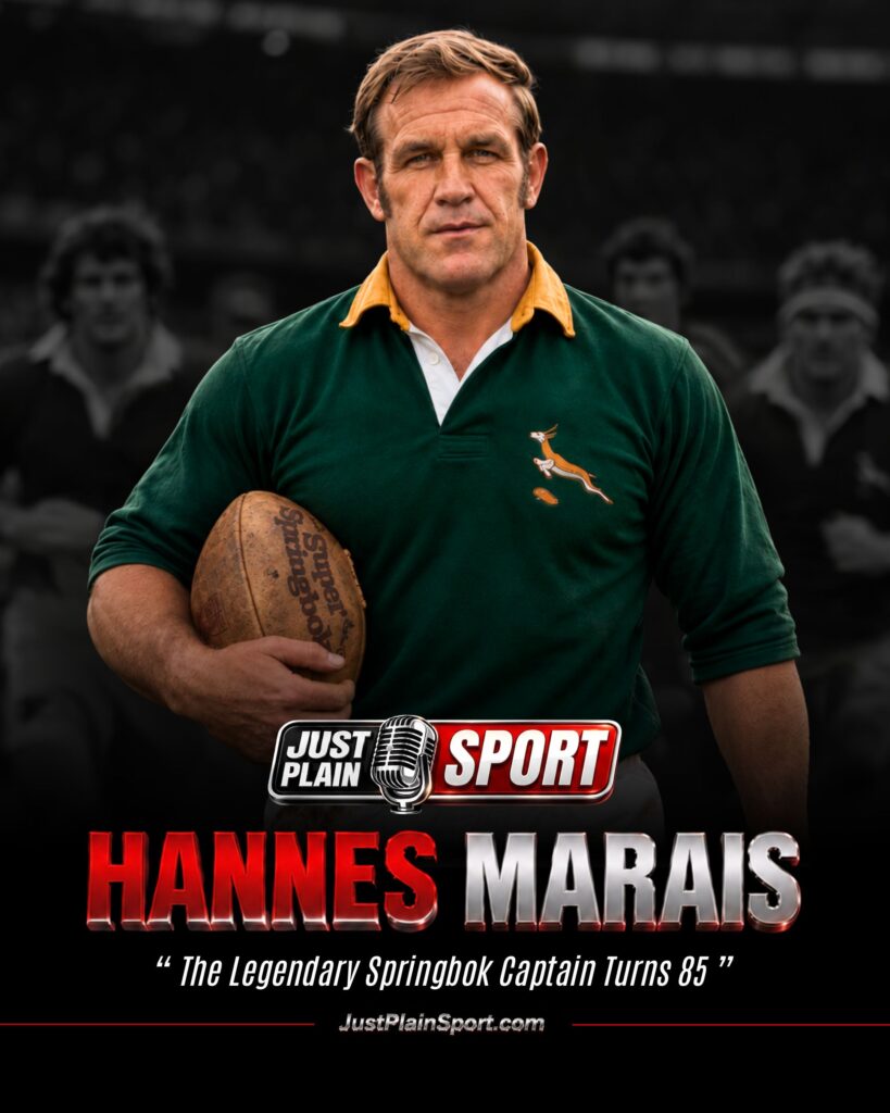 Hannes Marais, Springbok captain of the unbeaten 1971 tour of Australia