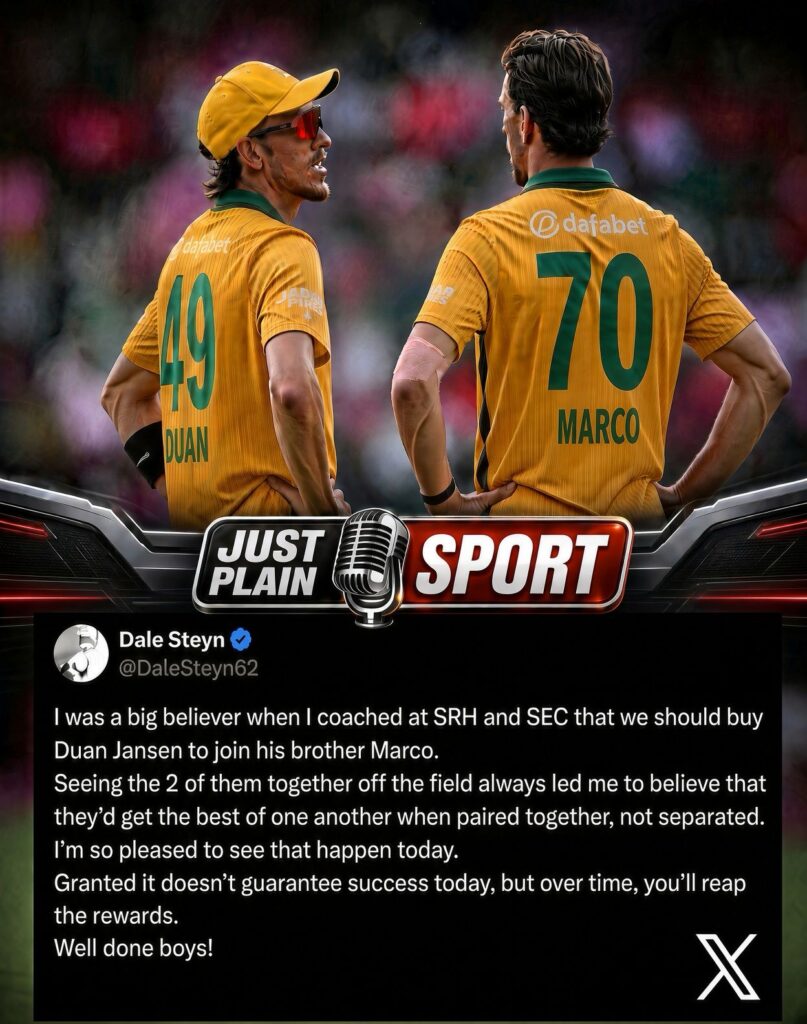 Jansen Twins Wanderers Moment: First Shared Proteas XI