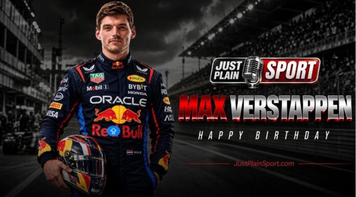 Max Verstappen in the Red Bull Racing number 3 car during the 2026 Formula 1 season