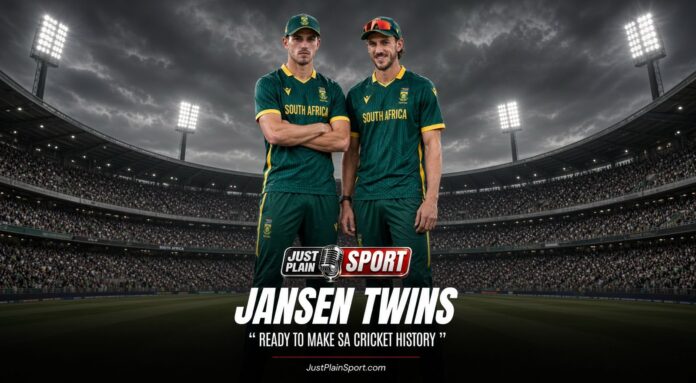 Jansen twins Marco and Duan in Proteas ODI kit