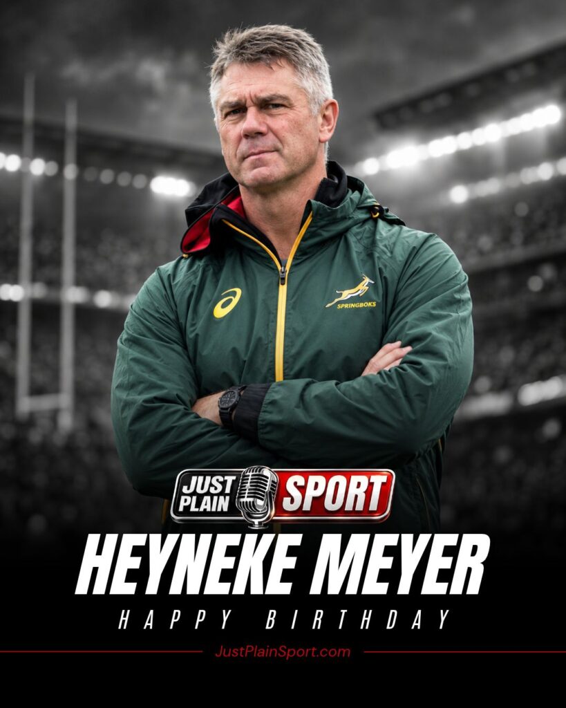 Heyneke Meyer during his time as Springbok head coach