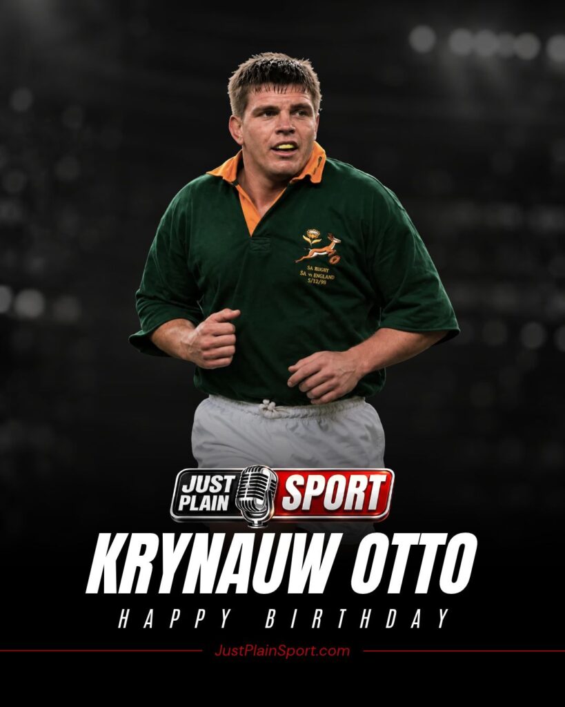Krynauw Otto Turns 55: The Boks' Quiet 17-Test Engine