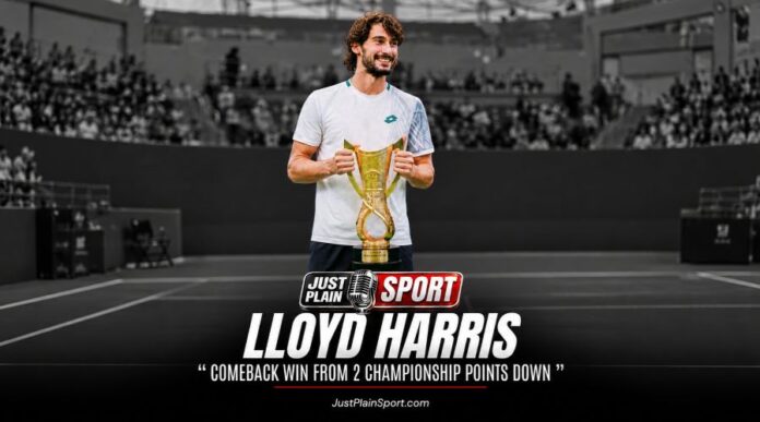 Lloyd Harris, winner of the 2026 Jingshan Open