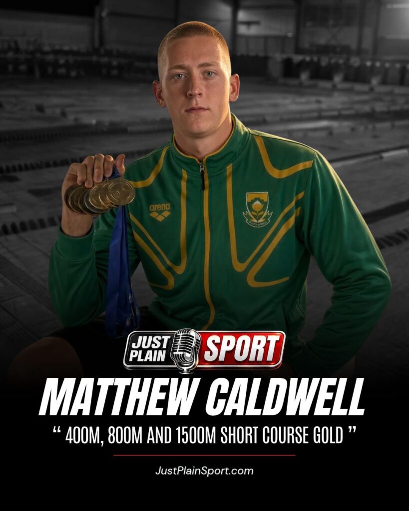 Matthew Caldwell swimming the 1500m freestyle in a 25m pool at the G.C. Jolliffe Pool